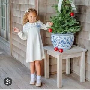 Cream knit dress by The Beaufort Bonnet Company